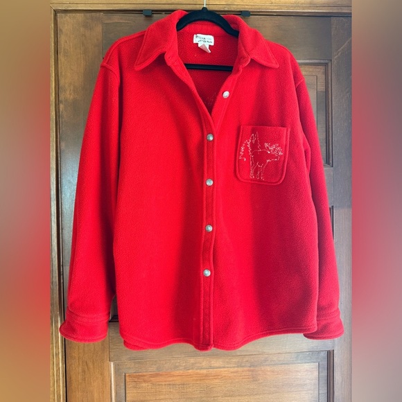 Vintage Jones New York Sport Fleece Shacket 🫎 - Picture 1 of 7